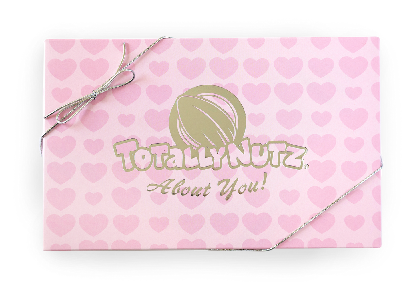 Pink Hearts Cinnamon Glazed Nuts Gift Box - Choose 2