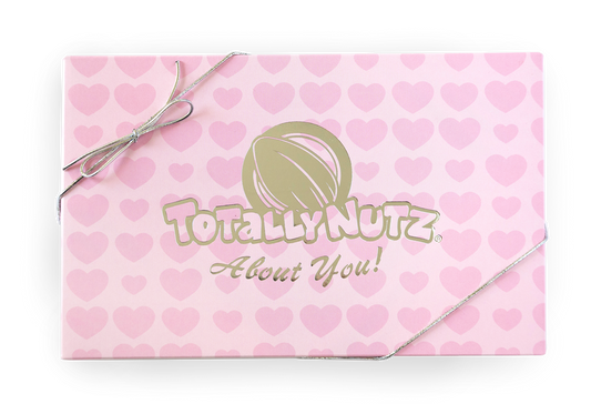Pink Hearts Cinnamon Glazed Nuts Gift Box - Choose 2
