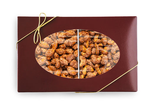 Burgundy Cinnamon Nuts Gift Box - Choose 2!